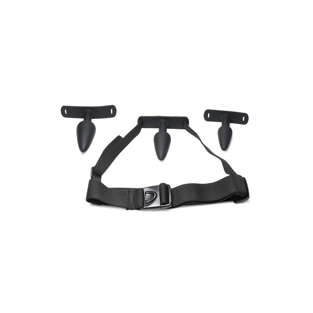 Bum-Tastic – Trainer Set Silicone 3-delige Anal Plug Set met Harness