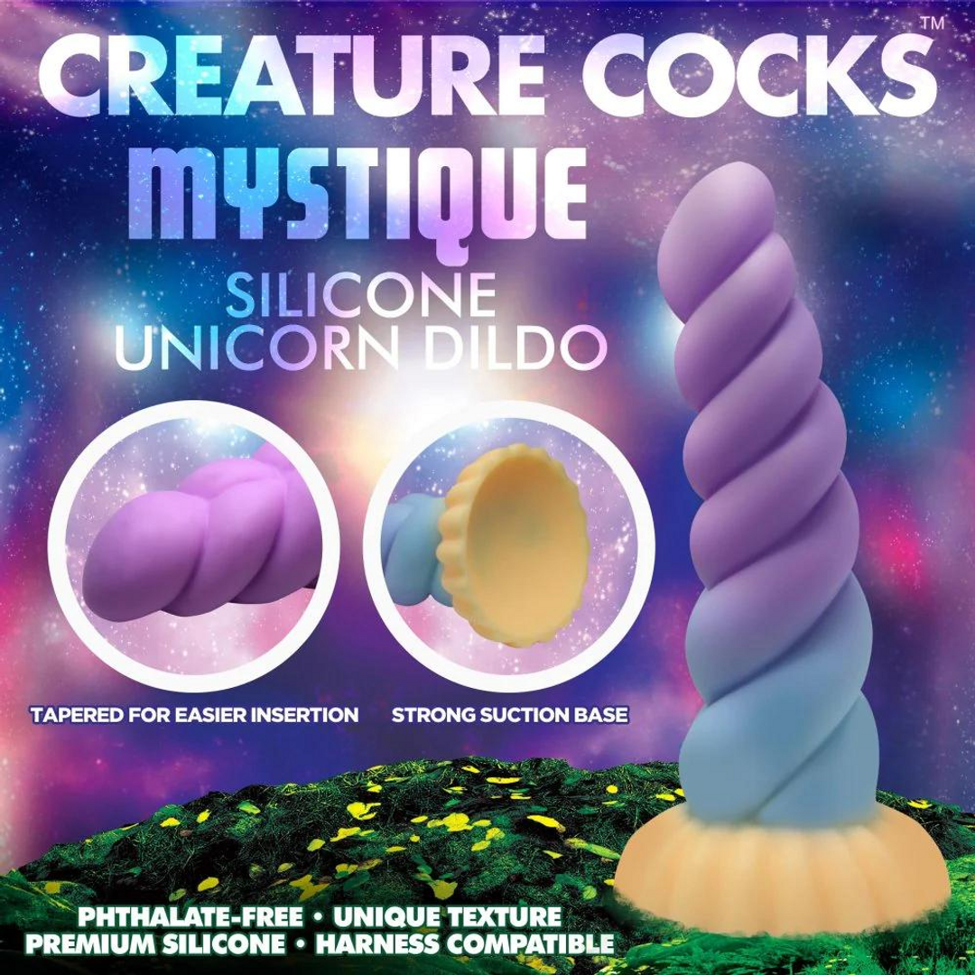 Siliconen Eenhoorn Dildo