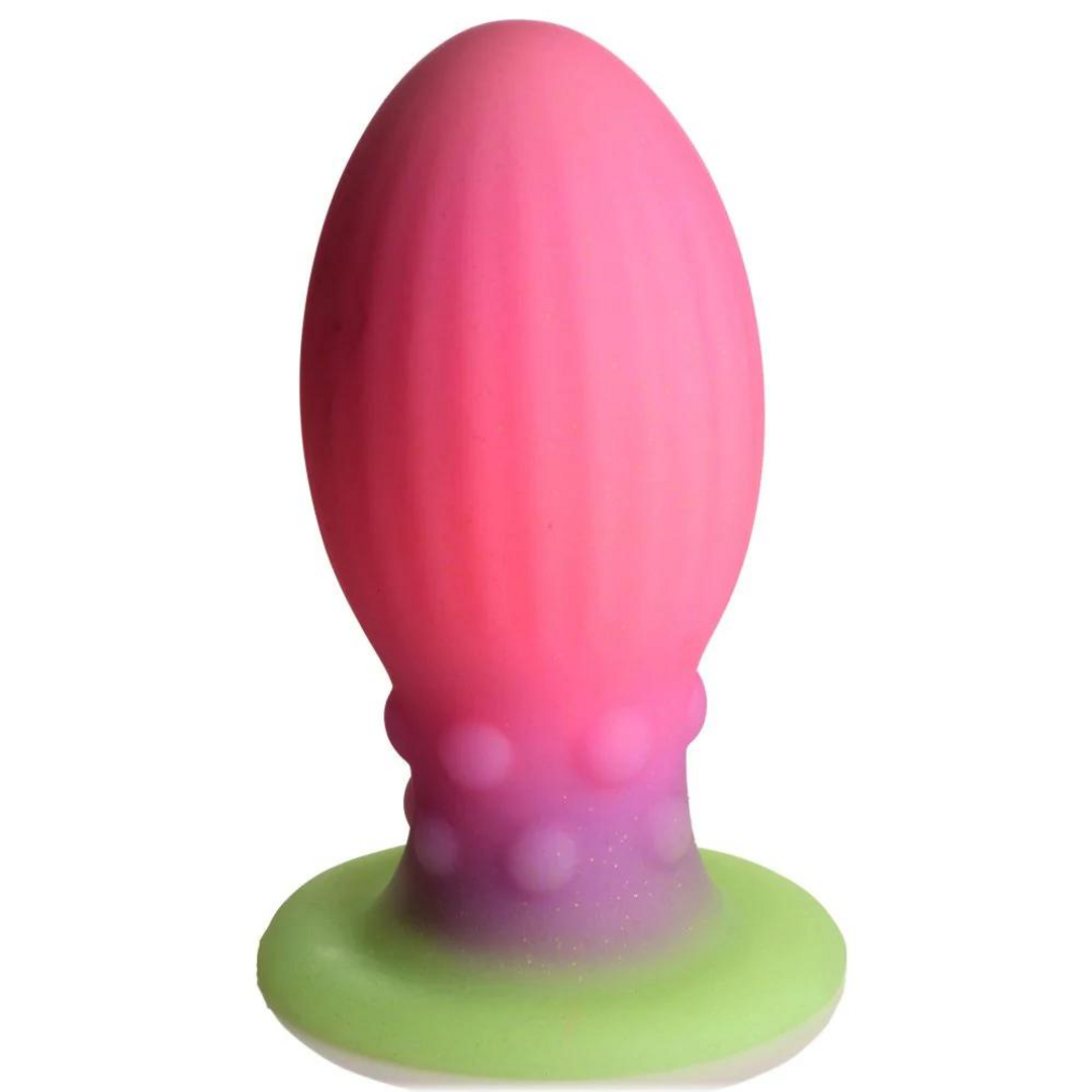 Xeno Egg – Glow in the Dark – Siliconen Ei – XL – Roze