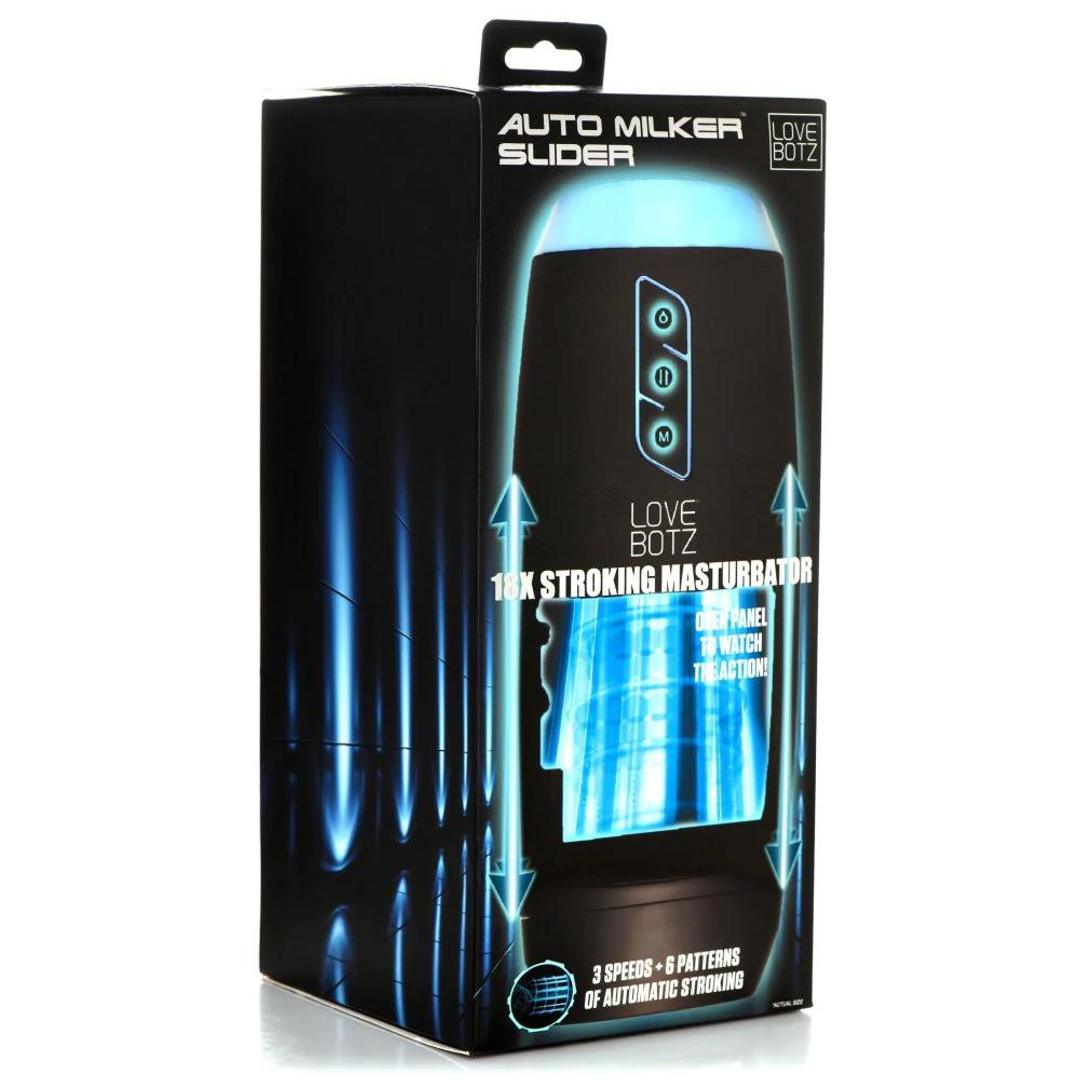 De Milker Slider Stroking Masturbator – Zwart