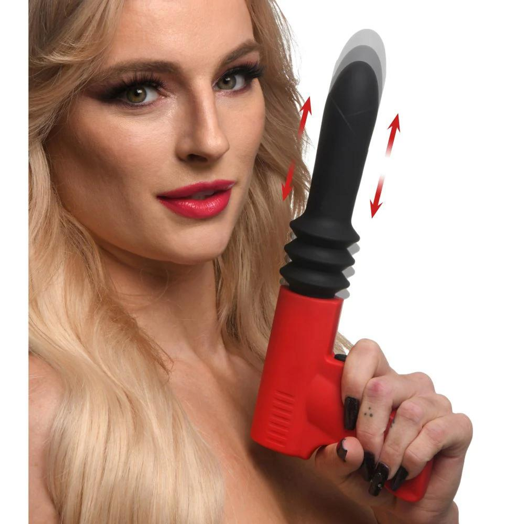 Duwende Pistola Vibrator – Rood