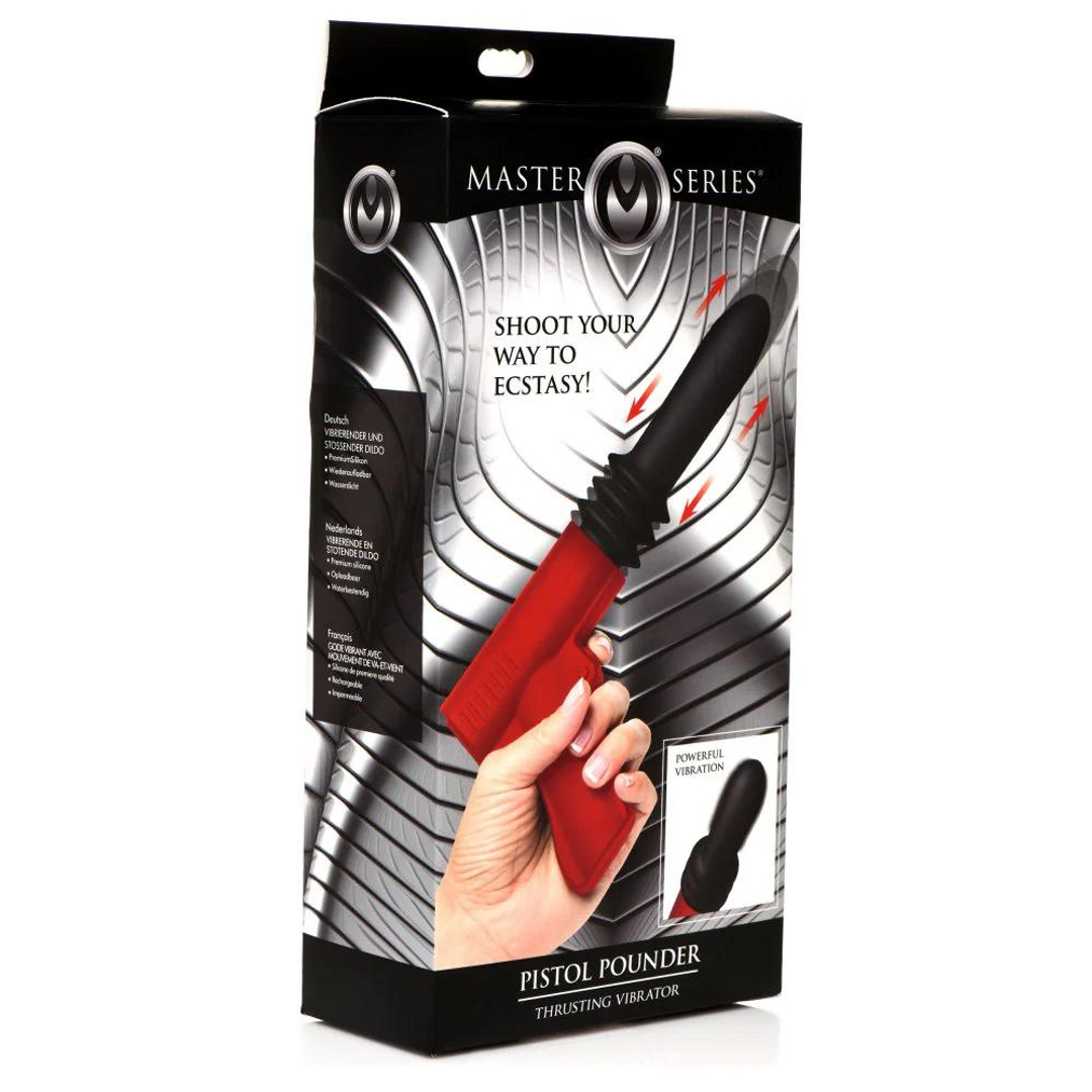 Duwende Pistola Vibrator – Rood