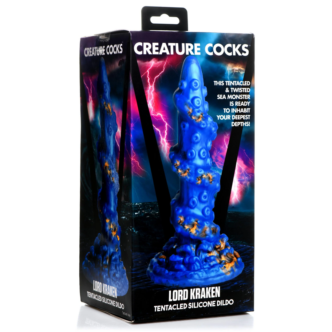 Kraken Silicone Dildo – Blauw