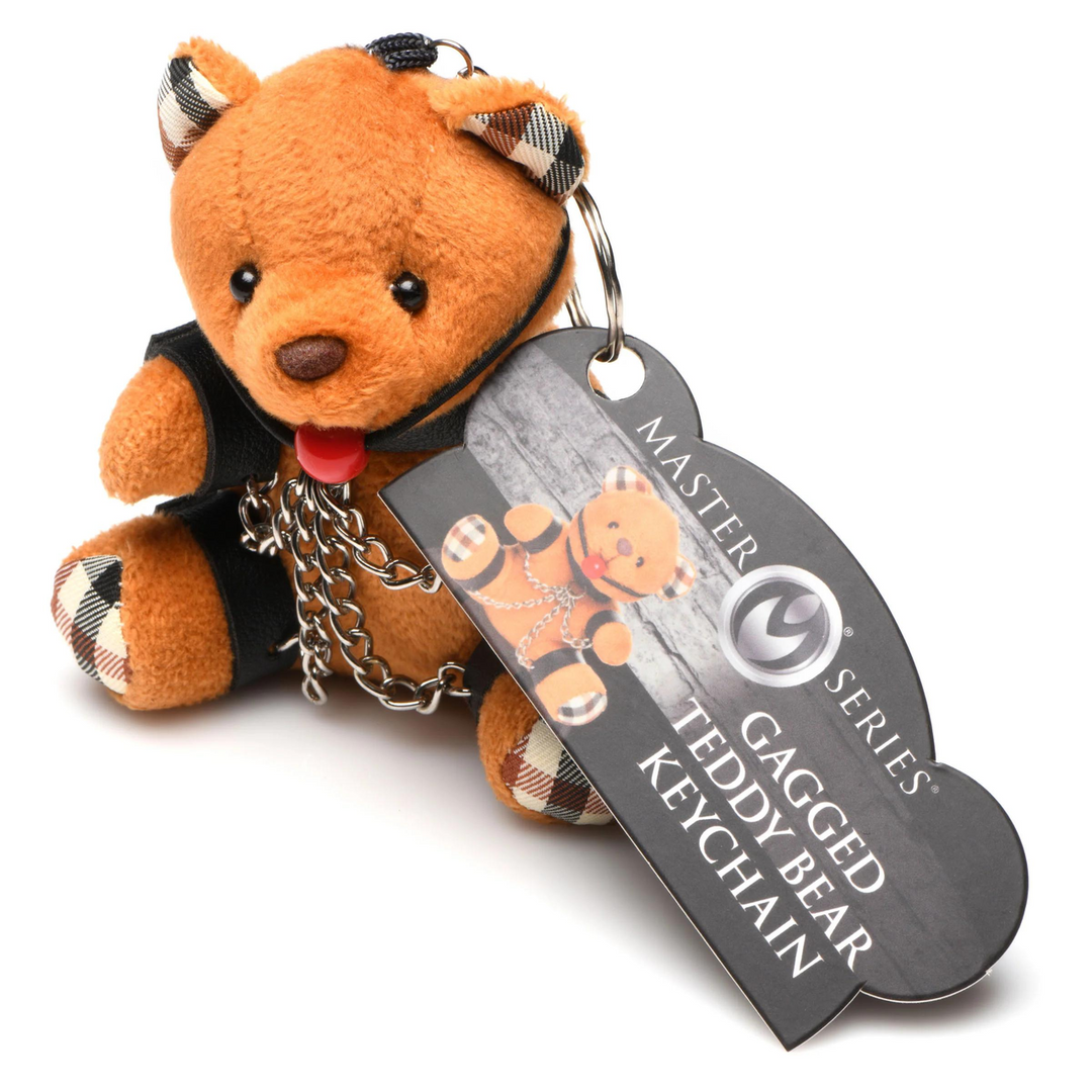 Gegeselde Teddybeer Sleutelhanger – Bruin