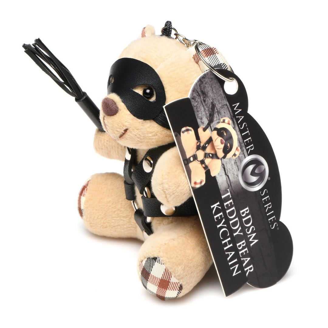 BDSM Teddy Bear Sleutelhanger – Tan