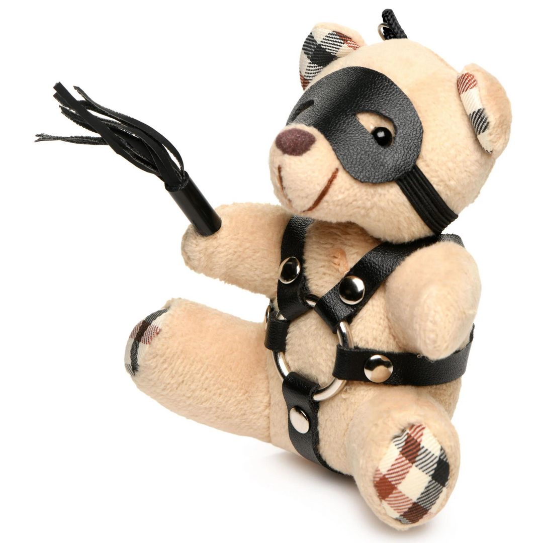 BDSM Teddy Bear Sleutelhanger – Tan