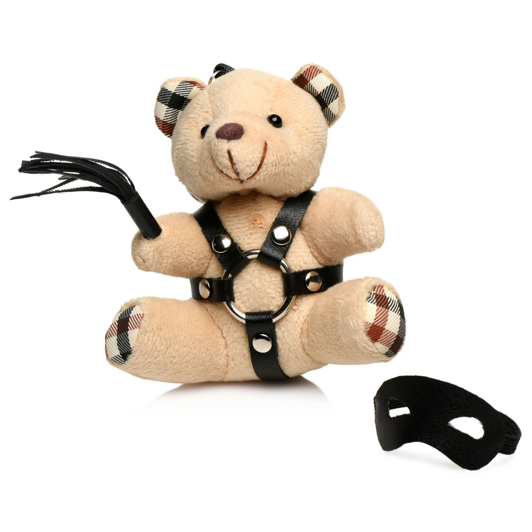 BDSM Teddy Bear Sleutelhanger – Tan
