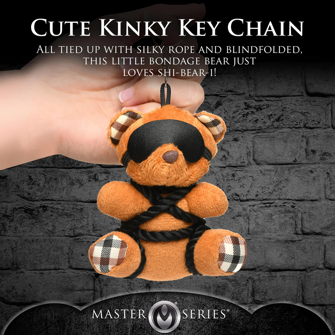 Touw Teddybeer Sleutelhanger – Bruin