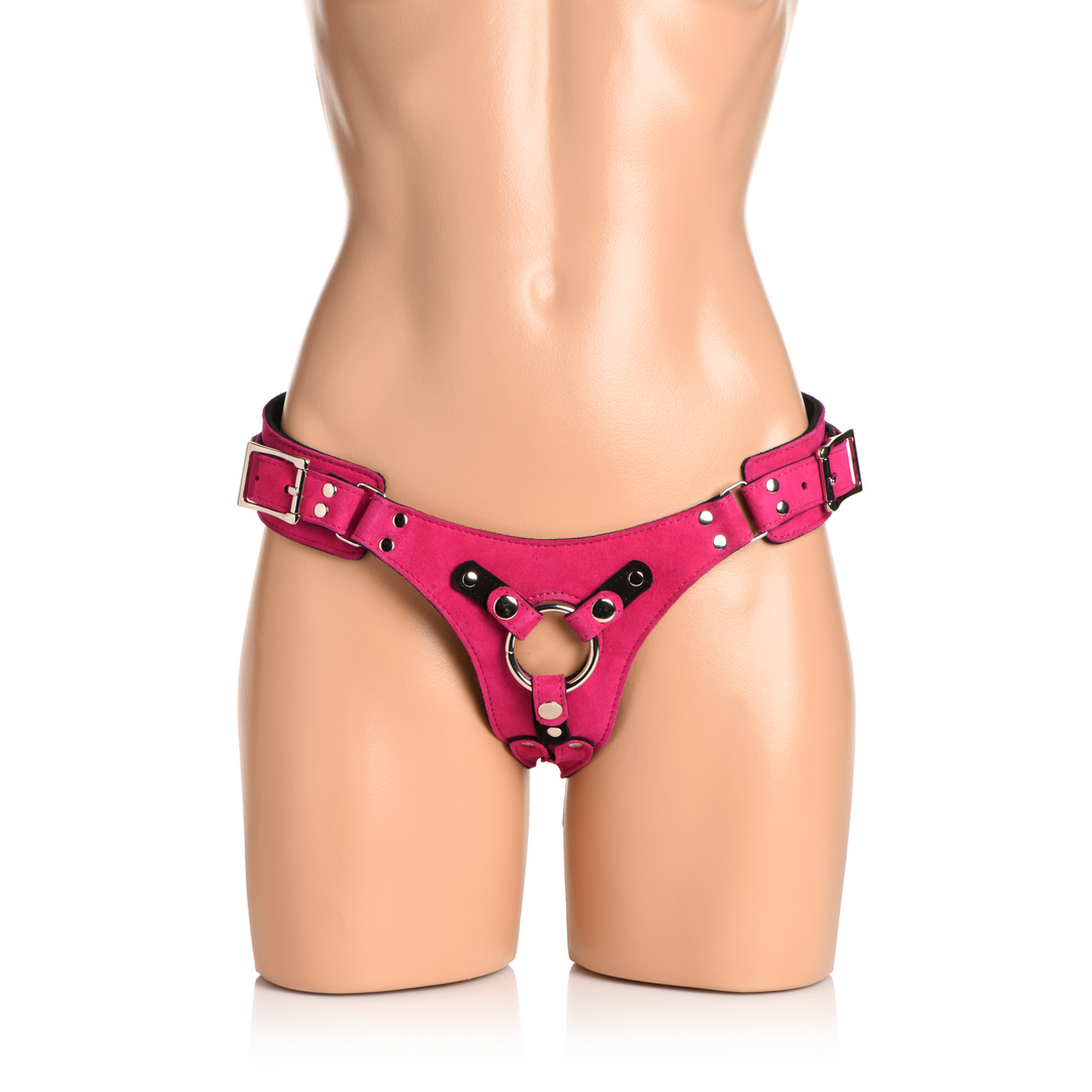 Bodice Deluxe – Leren Korset Harnas – Paars