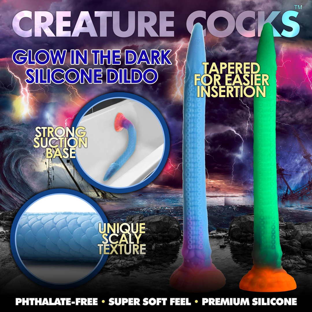 Makara – Glow in the Dark – Siliconen Slang Dildo