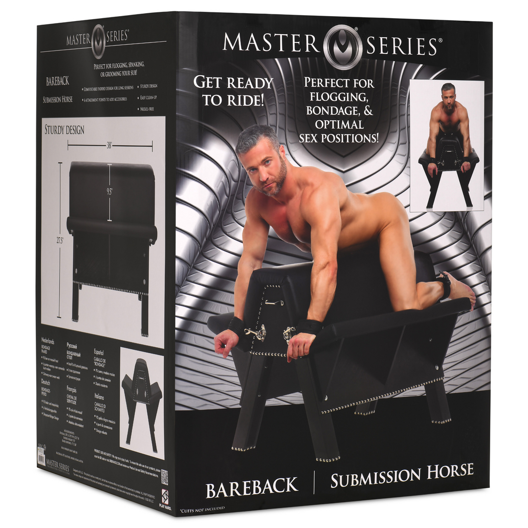 Bareback – Submission Horse – Zwart