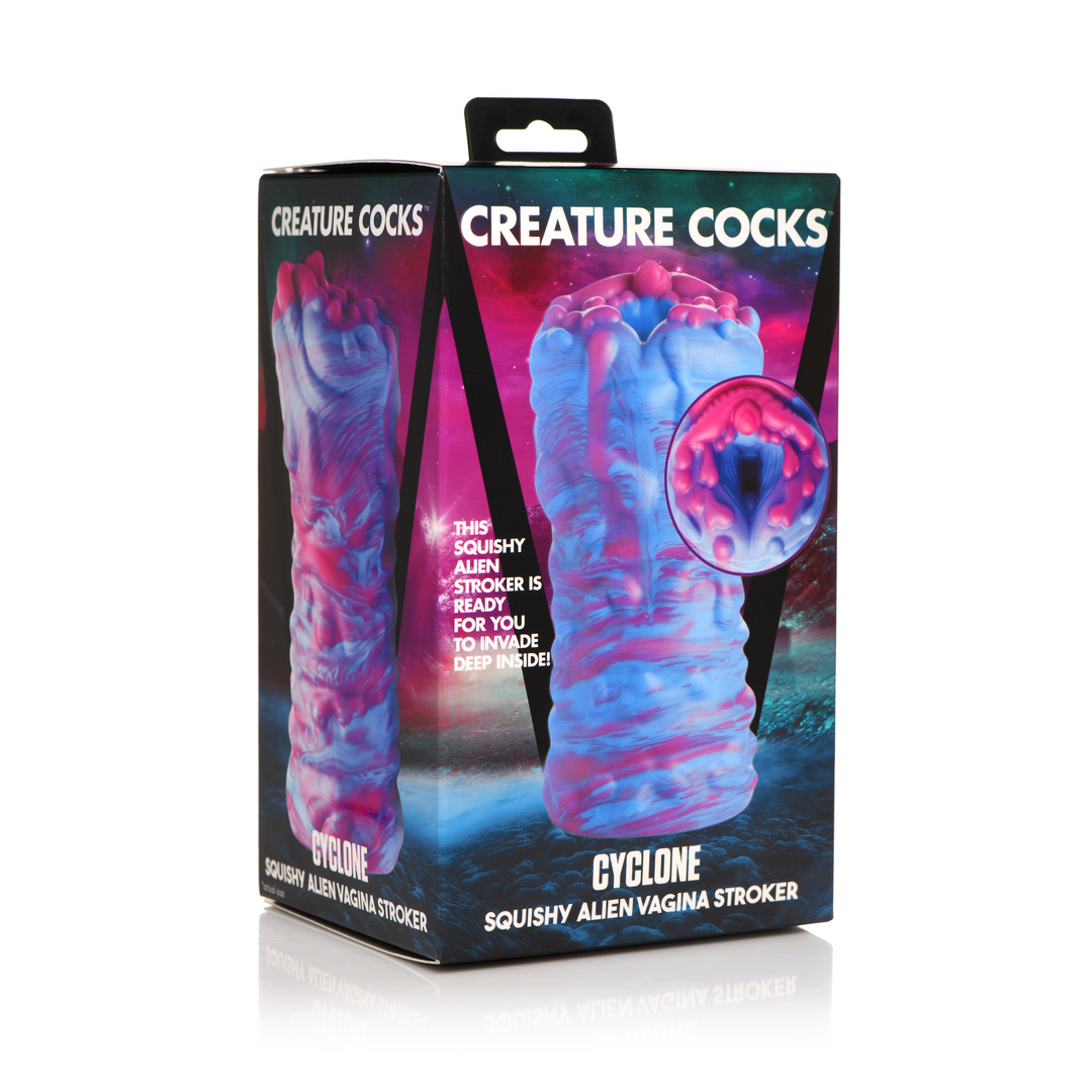 Cyclone – Silicone Alien Vagina Stroker – Paars