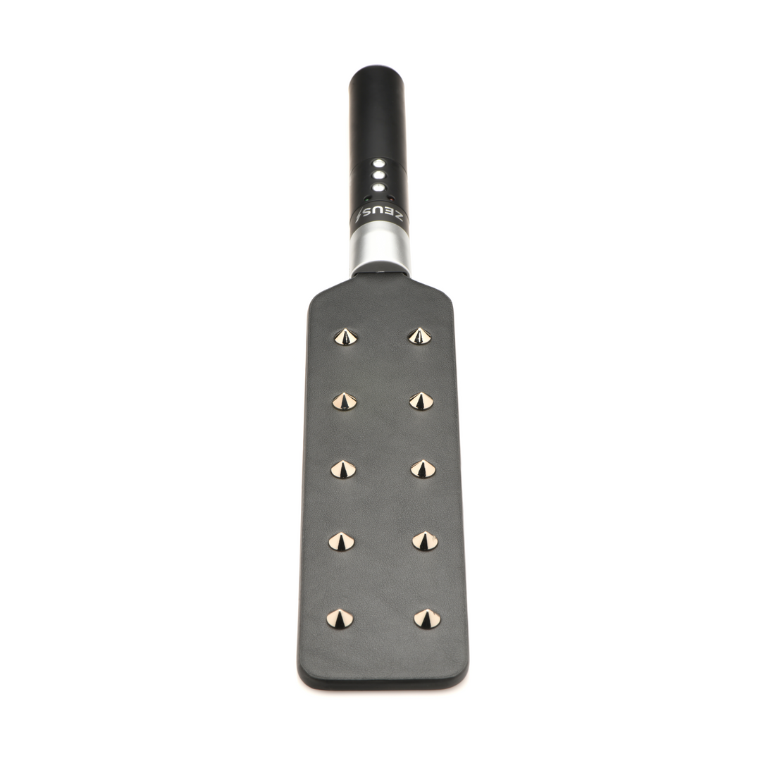 E-Stim Spiked Paddle – Zwart
