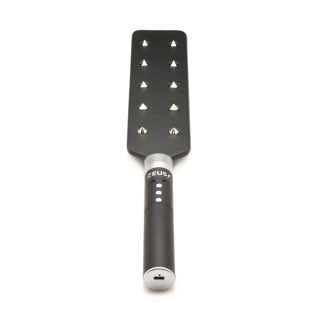 E-Stim Spiked Paddle – Zwart