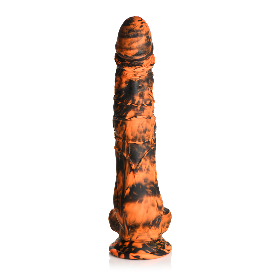 Sabretooth – Silicone Dildo – Oranje/Zwart
