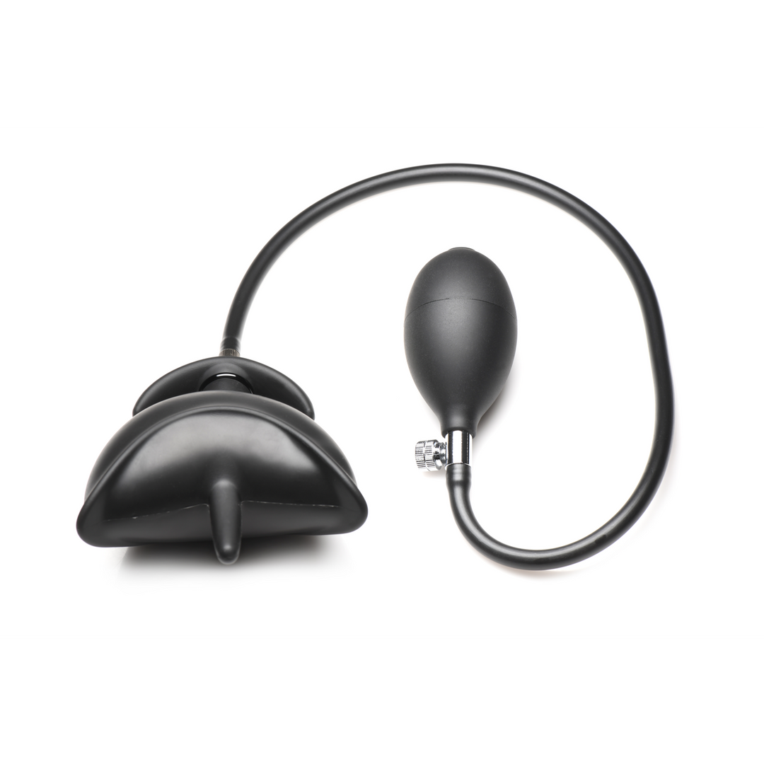 Bad Buoy Anchor – Opblaasbare Siliconen Anale Plug – Zwart