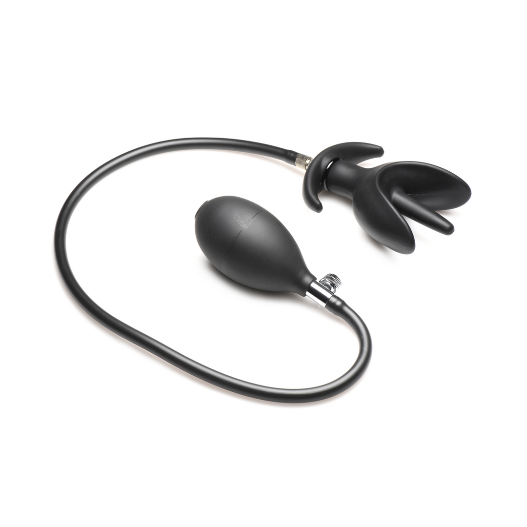Bad Buoy Anchor – Opblaasbare Siliconen Anale Plug – Zwart