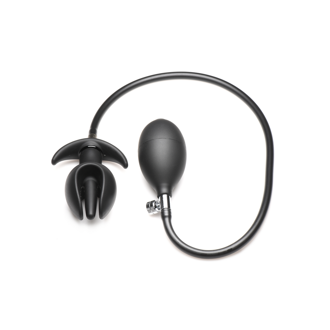 Bad Buoy Anchor – Opblaasbare Siliconen Anale Plug – Zwart
