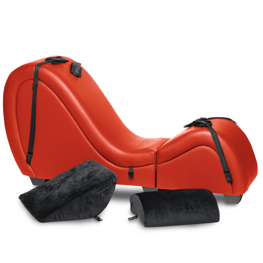 Kinky Sex Chaise met Love Pillows – Rood