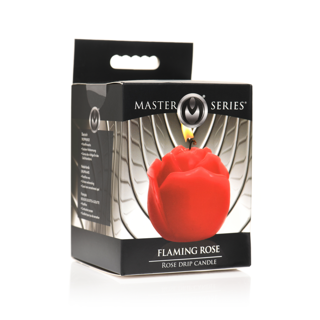 Flaming Rose – Druipkaars – Rood