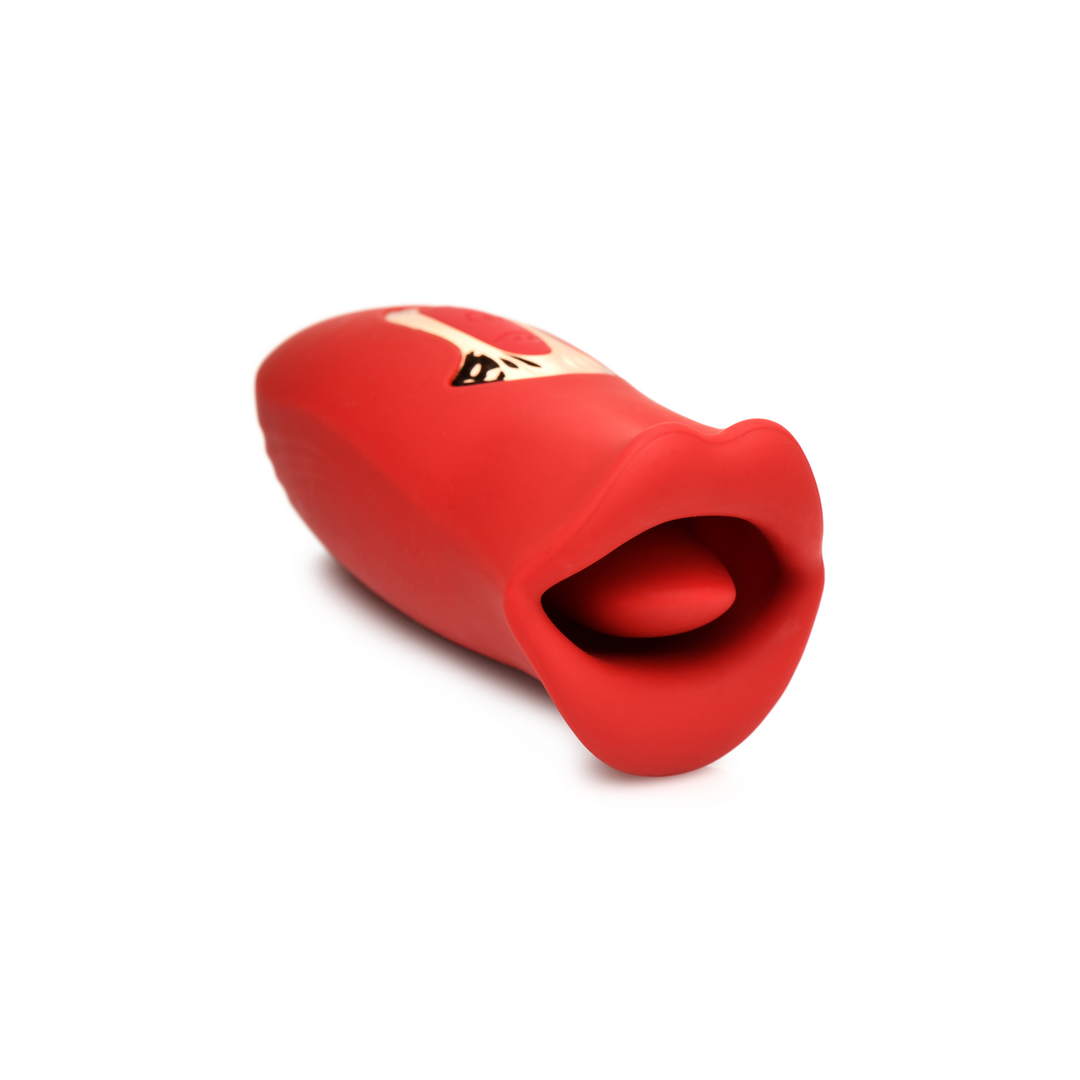 Kiss and Tell – Silicone Kissing en Vibrerende Clitorisstimulator – Rood