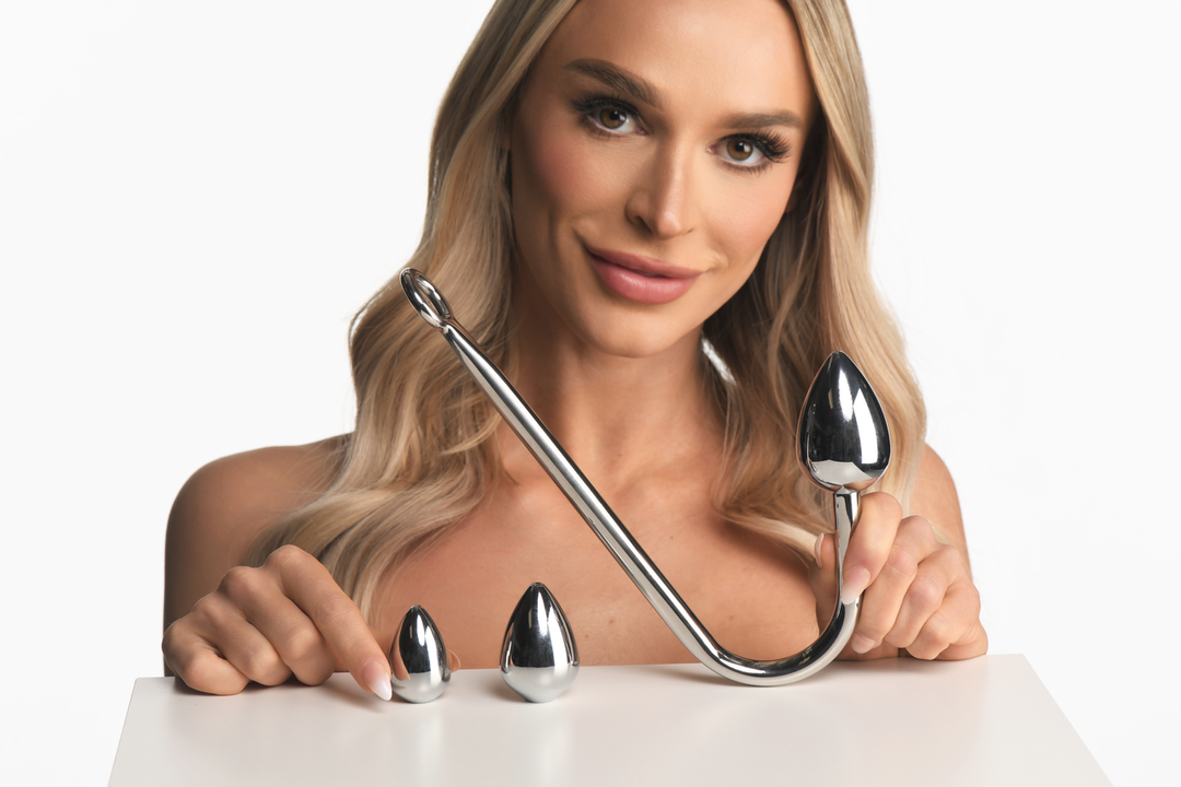 Anal Hook Trainer met 3 Plugs