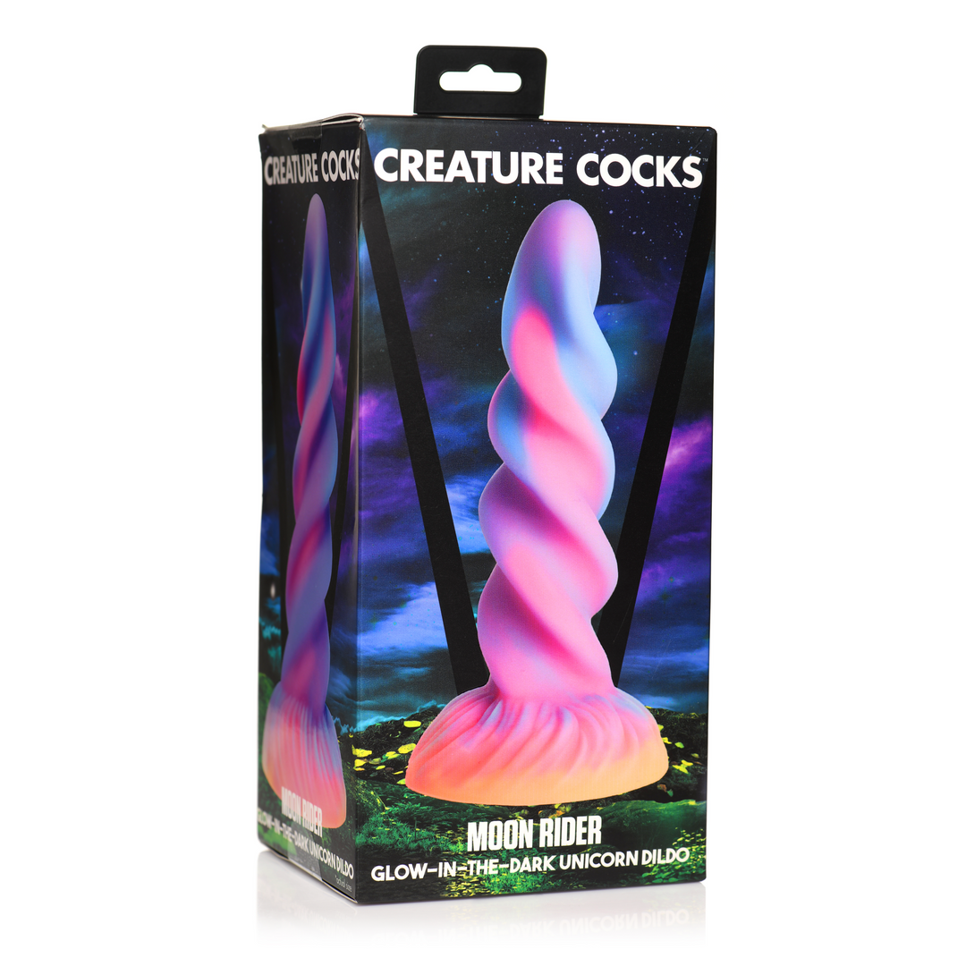 Moon Rider – Glow-in-the-Dark Eenhoorn Dildo
