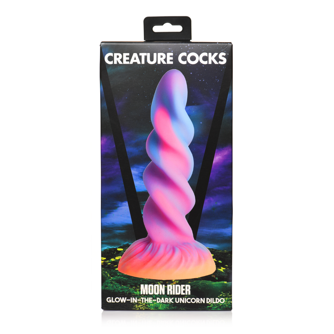 Moon Rider – Glow-in-the-Dark Eenhoorn Dildo