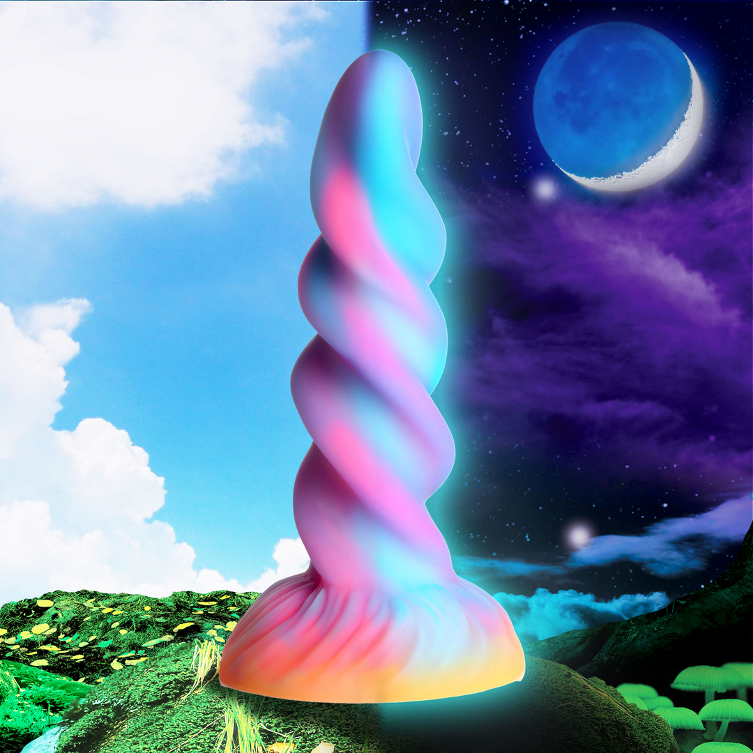 Moon Rider – Glow-in-the-Dark Eenhoorn Dildo