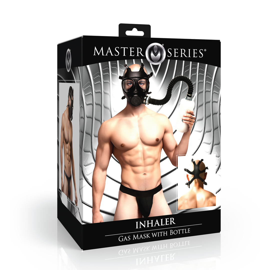 Inhalator – Gasmasker met Fles – Zwart