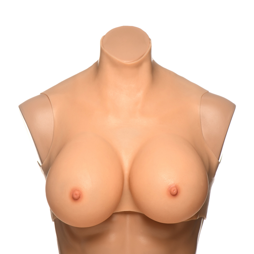Perky Pair G-Cup Silicone Borsten – Vlees