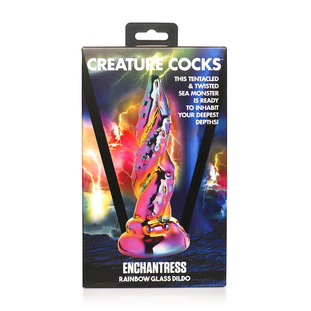 Enchantress – Rainbow Glass Dildo