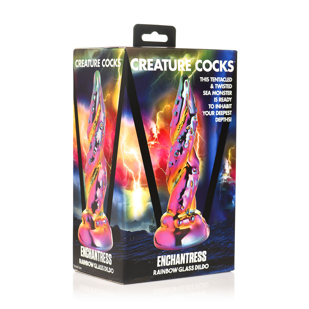 Enchantress – Rainbow Glass Dildo