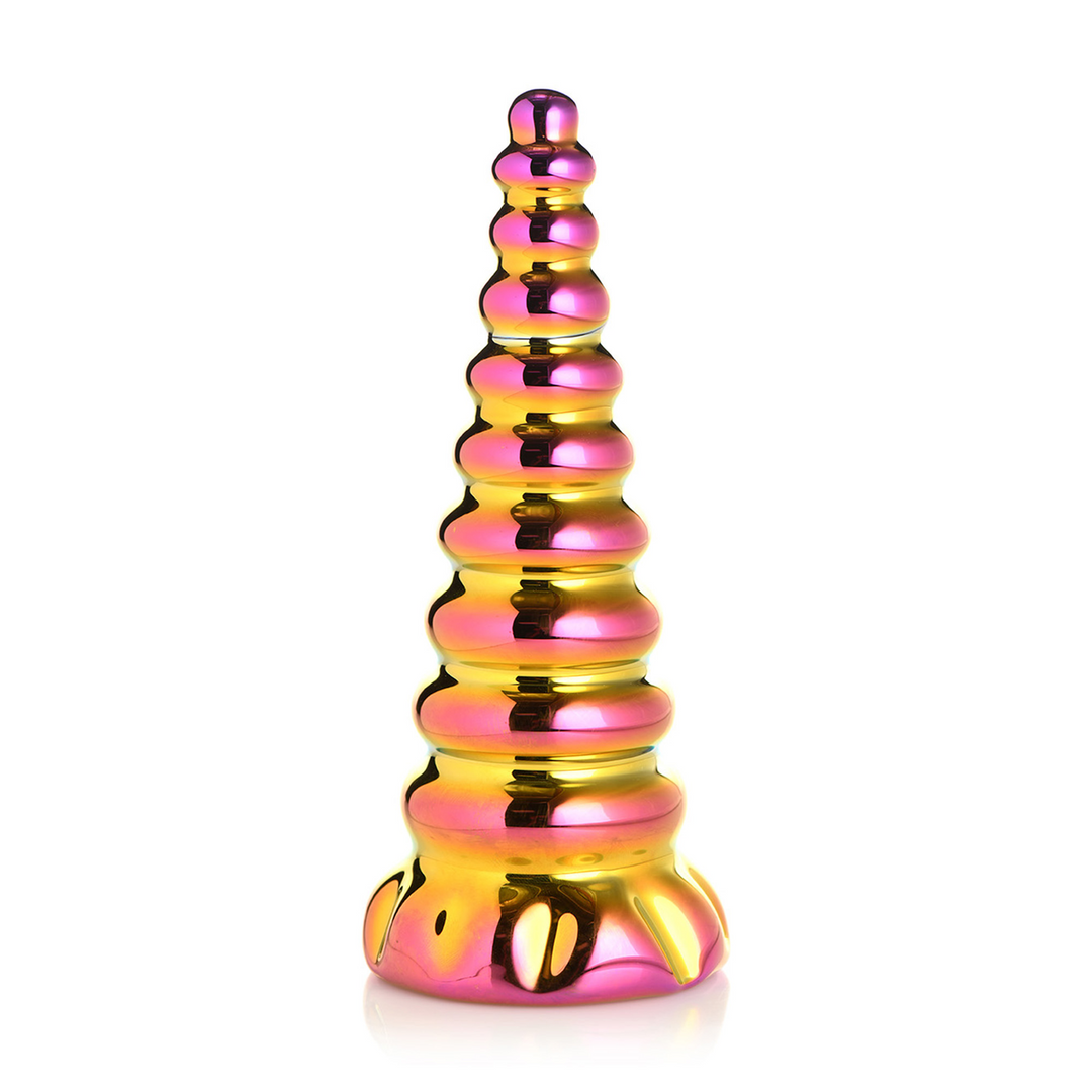Twilight – Rainbow Glazen Dildo
