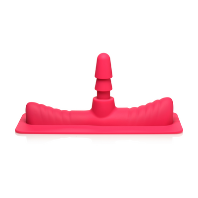 Zadeladapter met Dildo - Roze/Vleeskleur Zadeladapter met Dildo - Roze/Vleeskleur