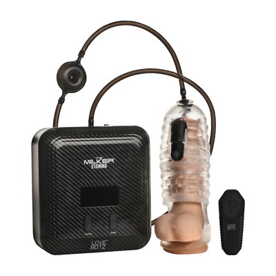 De Milker Stamina - Automatische Vibratie en Zuig Stroker - Transparant De Milker Stamina - Automatische Vibratie en Zuig Stroker - Transparant