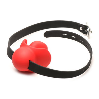 Gag Order - Extreme Silicone Ball Gag - Rood Gag Order - Extreme Silicone Ball Gag - Rood