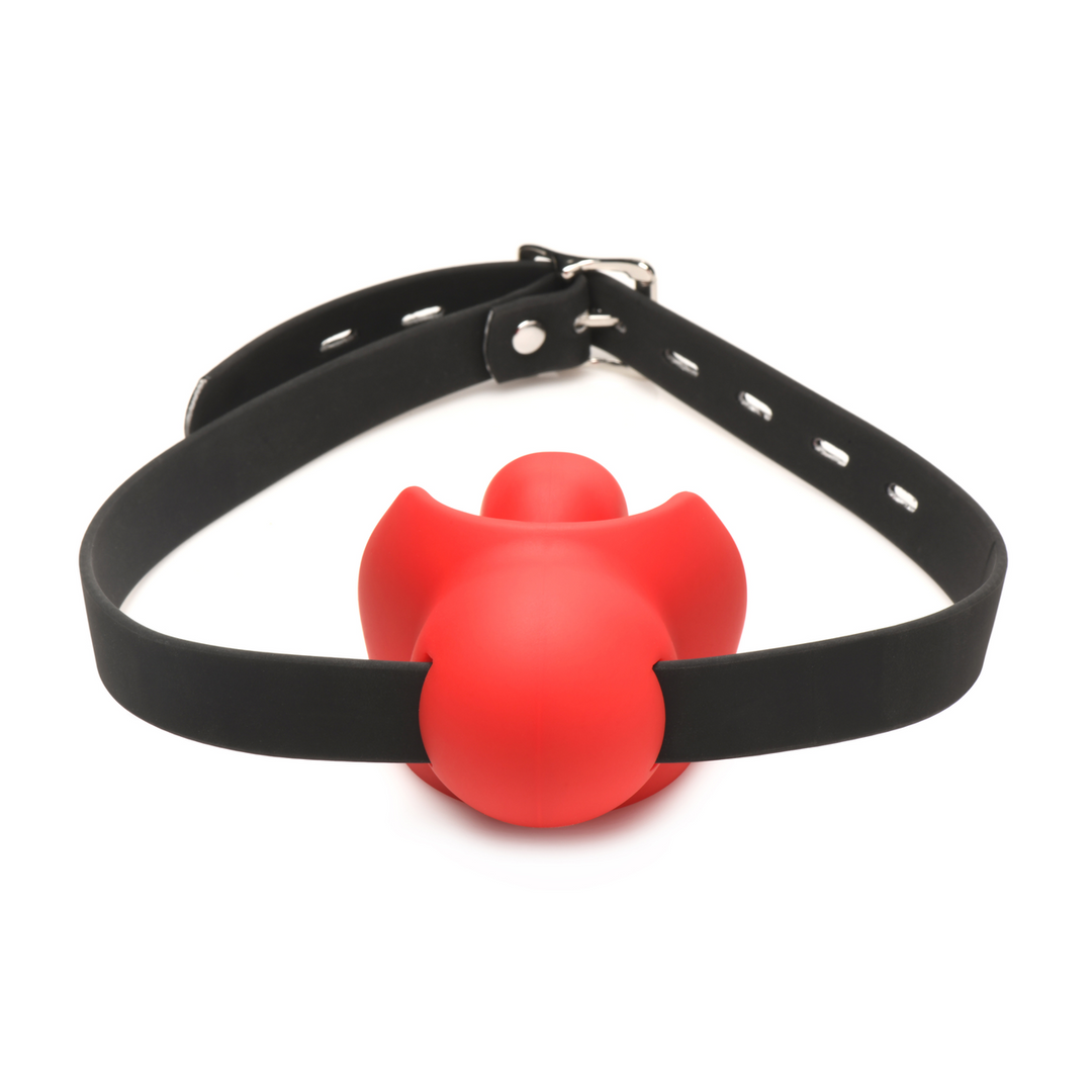 Gag Order – Extreme Silicone Ball Gag – Rood
