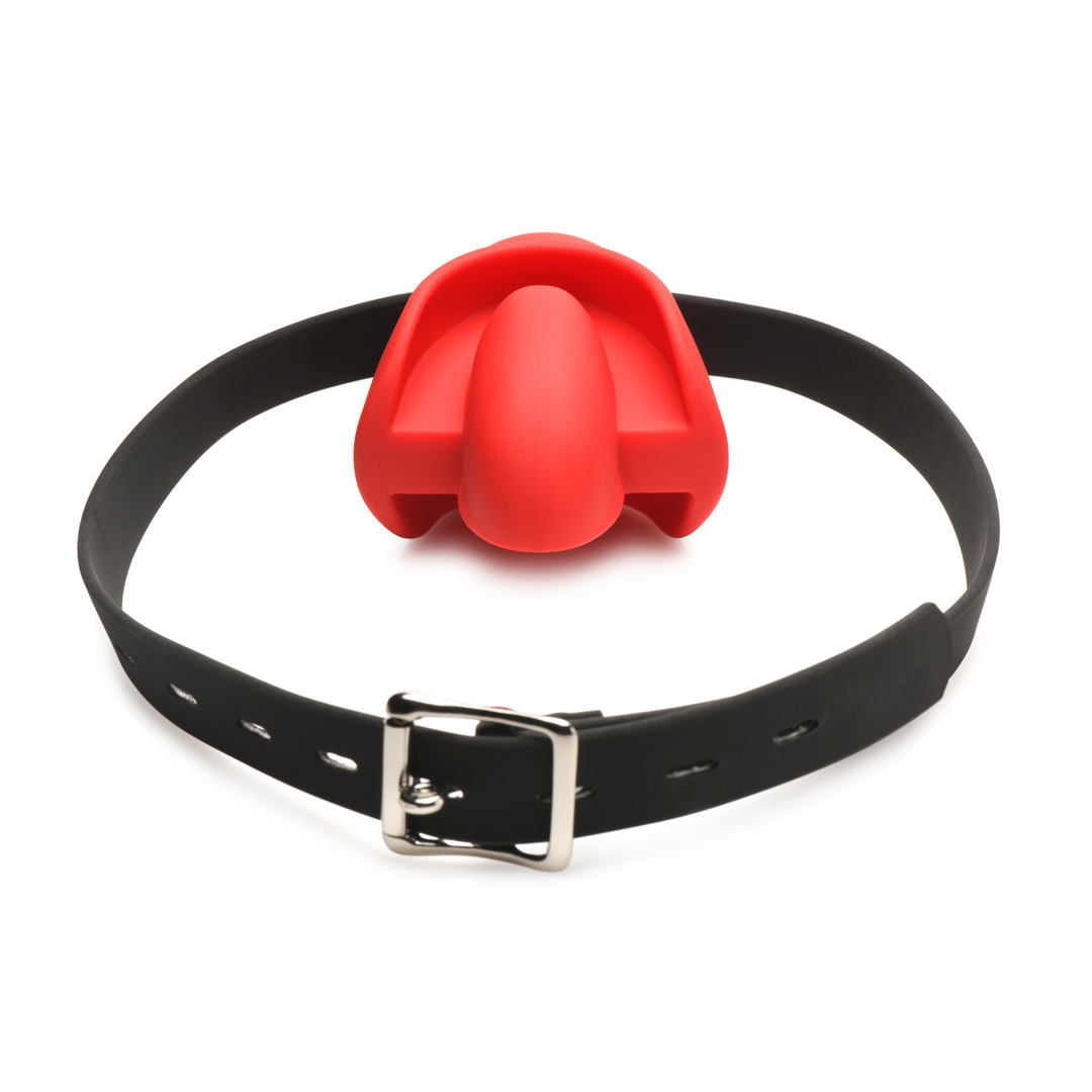 Gag Order – Extreme Silicone Ball Gag – Rood