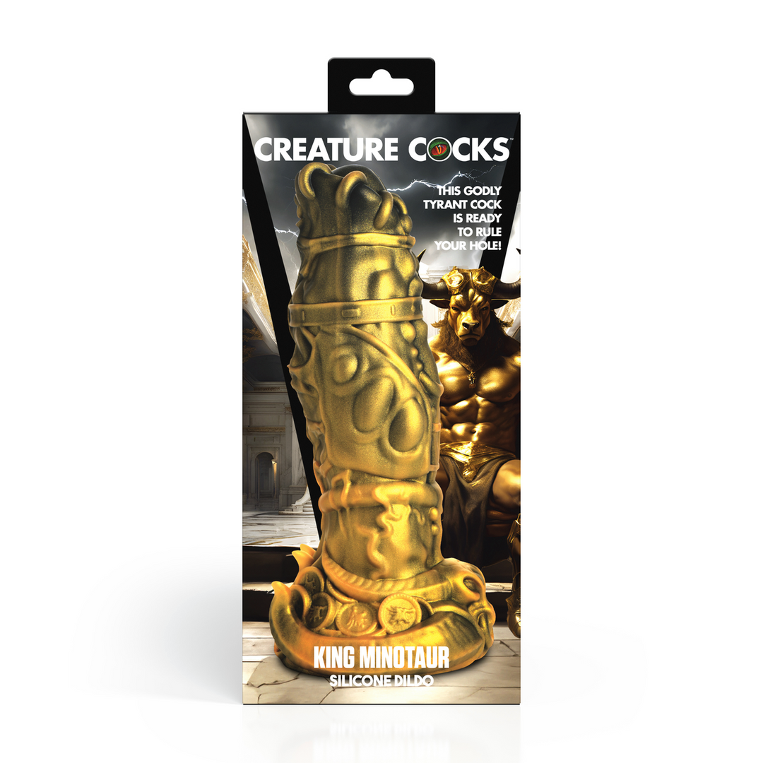 King Minotaur – Siliconen Dildo – Goud