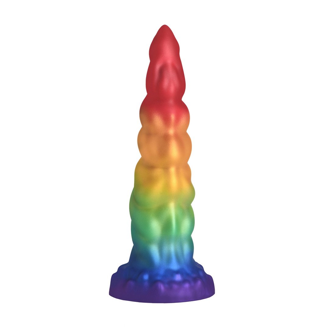 Magic Rider – Eenhoorn Silicone Dildo – Regenboog