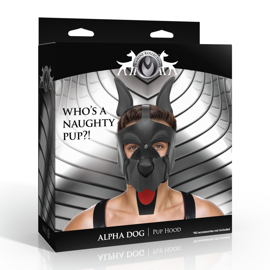 Alpha Dog - Pup Hood - Black