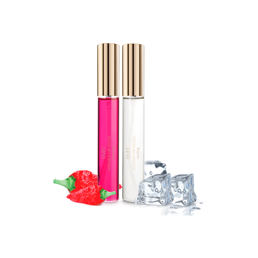 Kusbare Nip Gloss Cooling en Warming – 2 Stuks á 0,4 fl oz / 2 Stuks á 13 ml