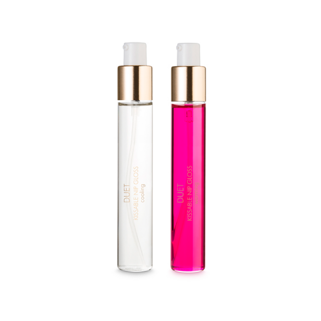 Kissable Nip Gloss Cooling and Warming - 2 Piezas de 0.4 fl oz / 2 Piezas de 13 ml