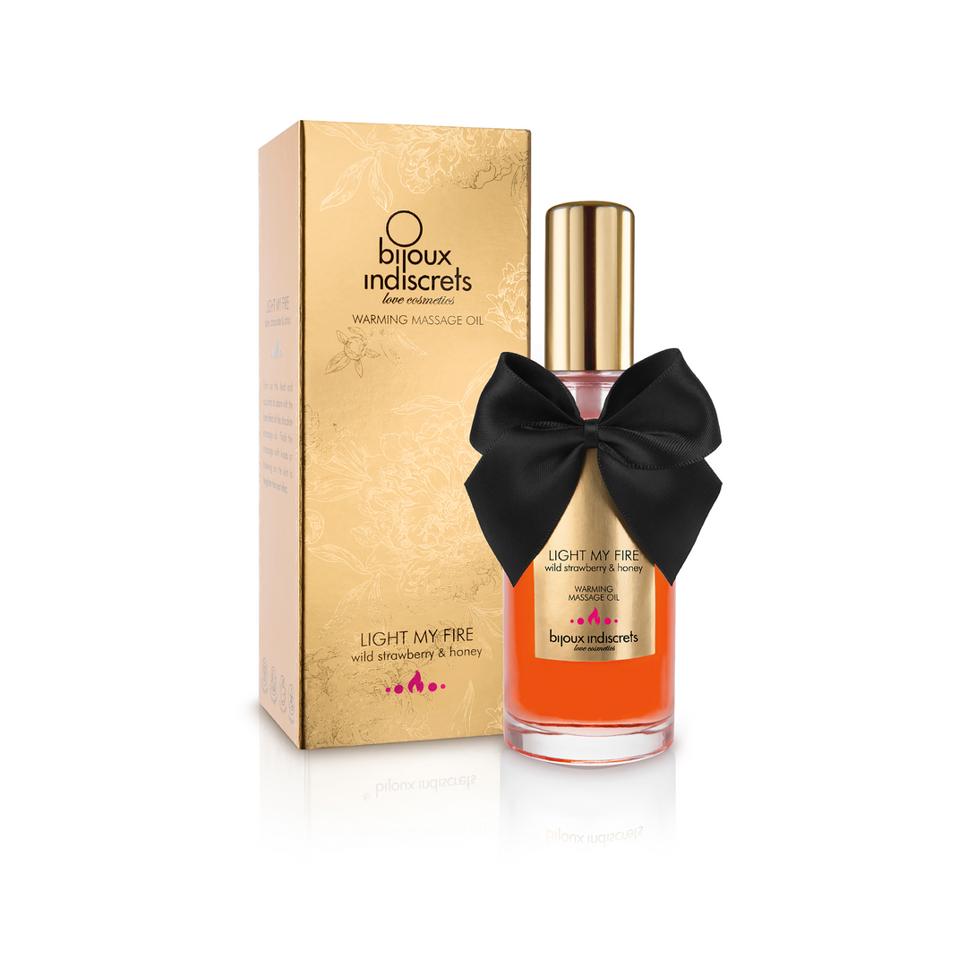 Light My Fire – Verwarmende Massageolie Wilde Aardbei en Honing – Wilde Aardbei  Honing