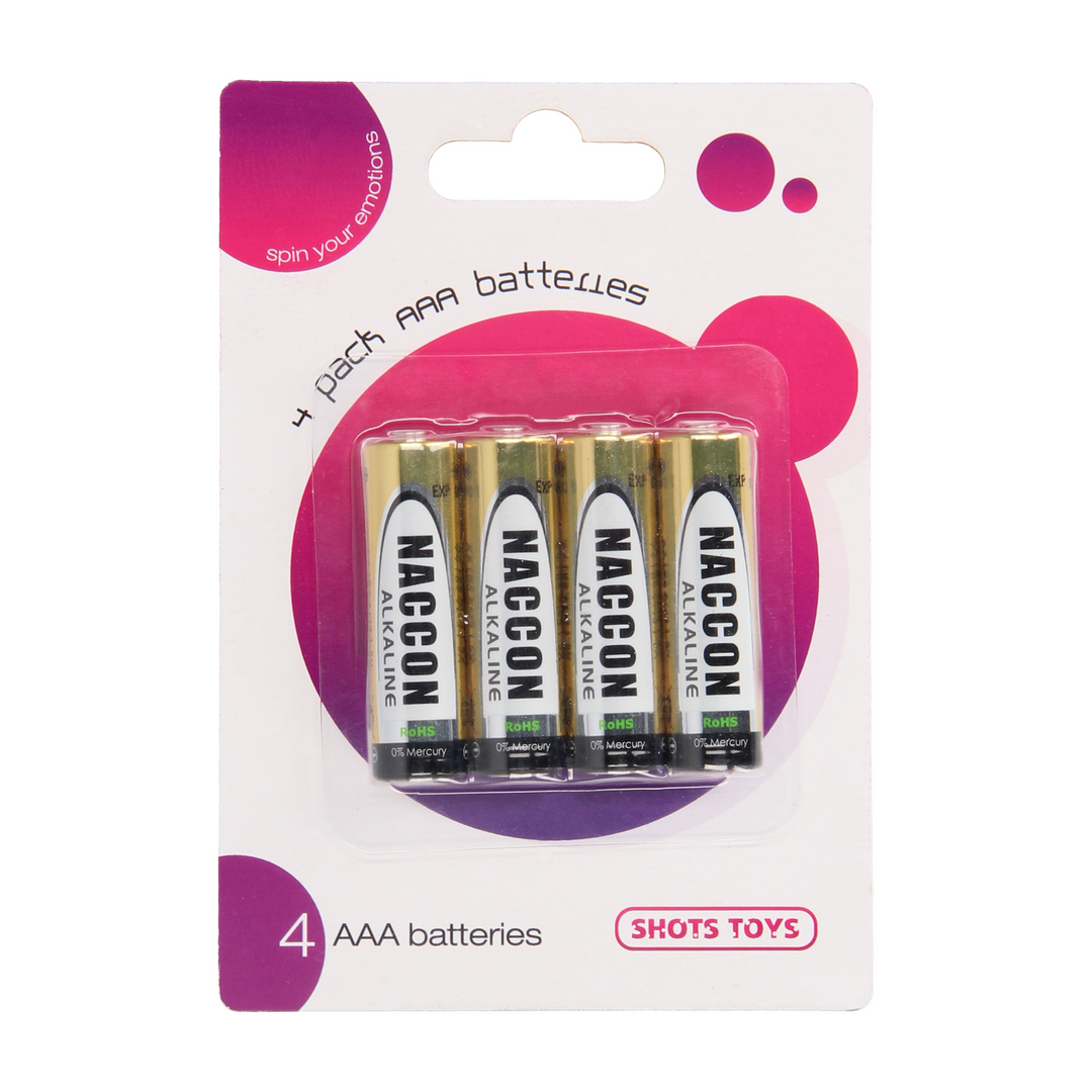 AAA Batteries – Alkaline – 4 Pack