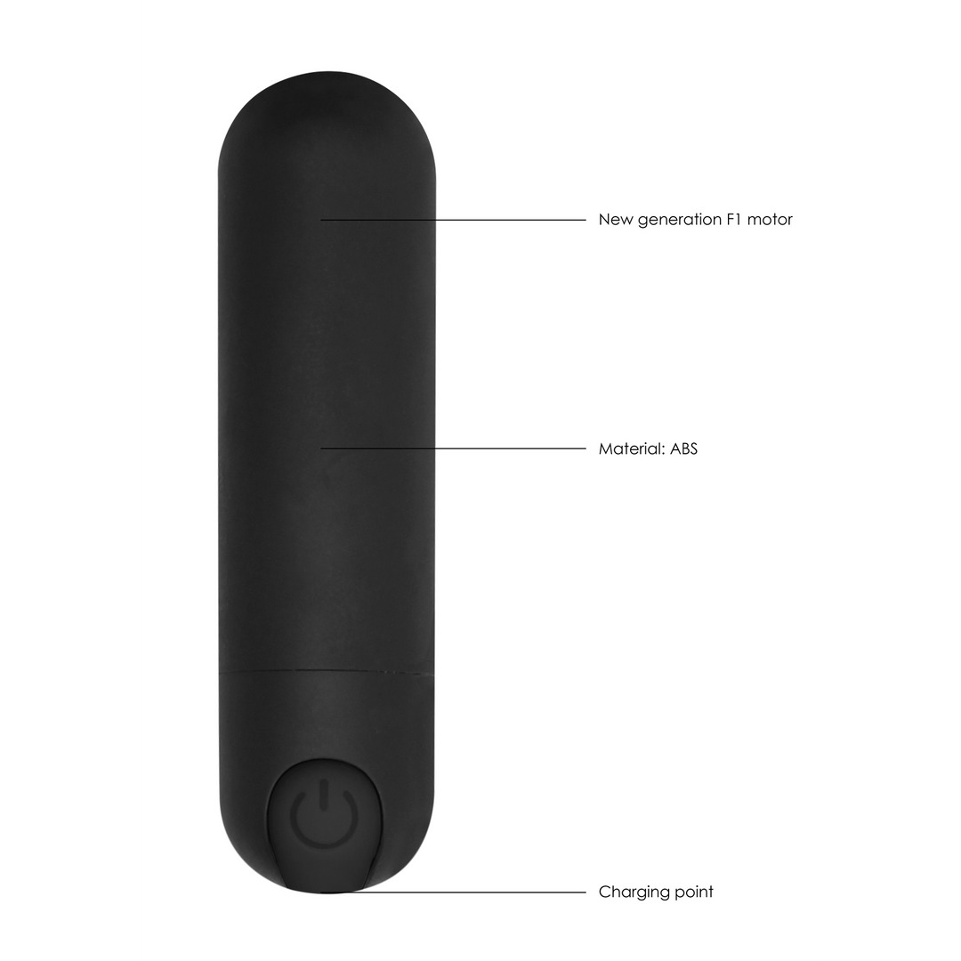 10 Speed Oplaadbare Bullet – Zwart