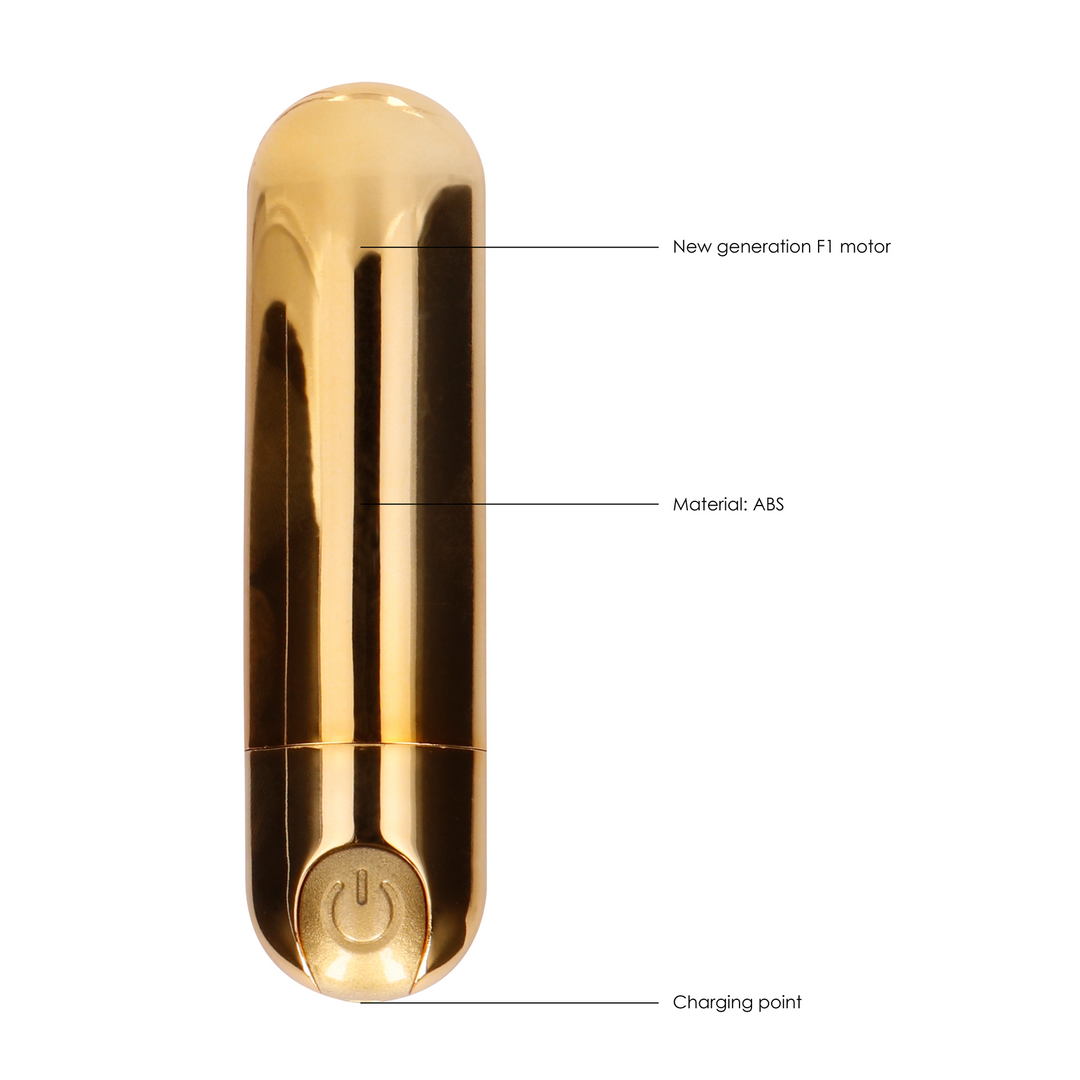 10 Speed Oplaadbare Bullet – Goud