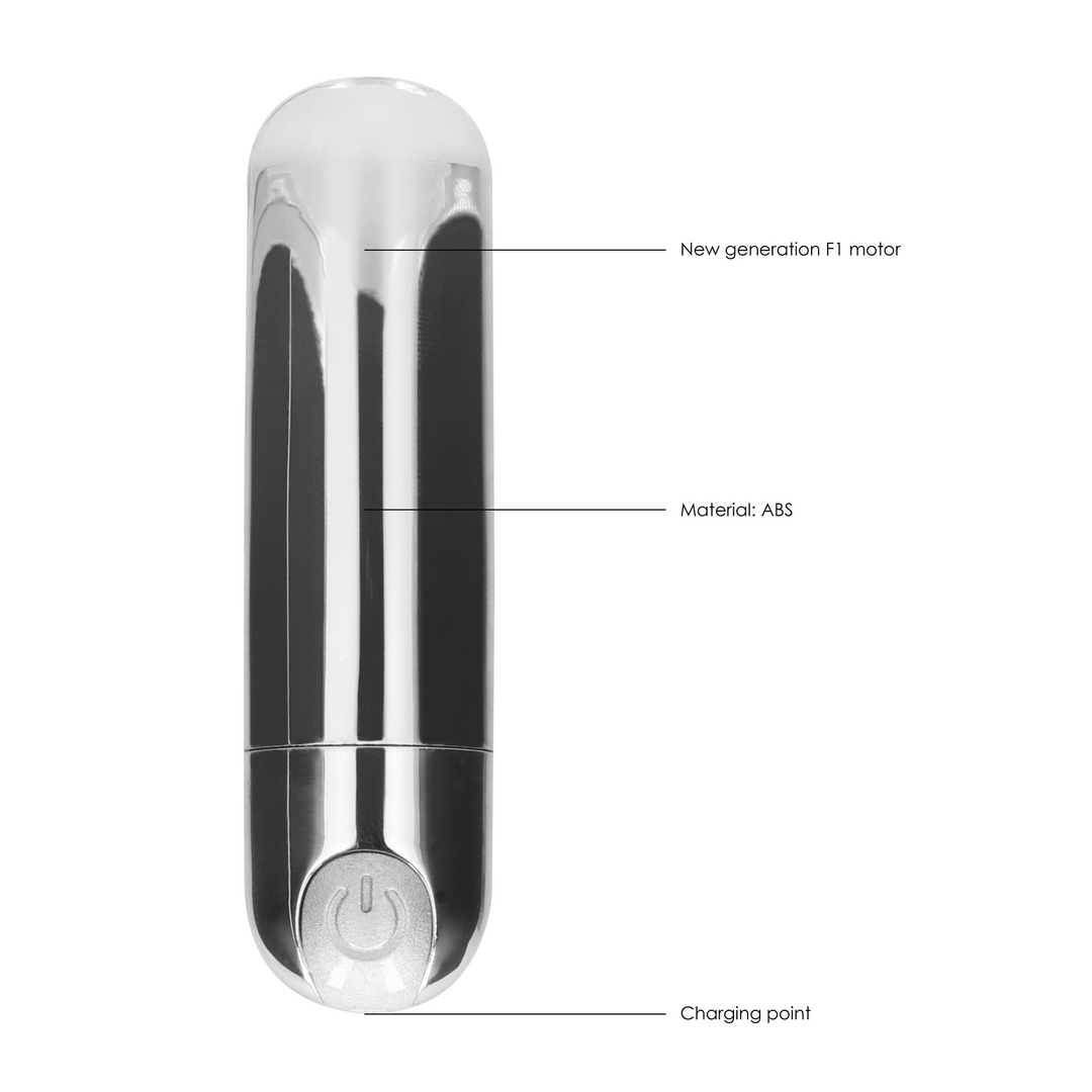 10 Speed Oplaadbare Bullet – Zilver