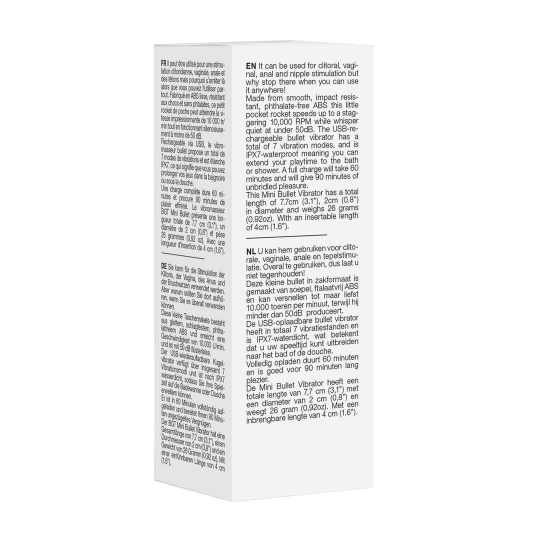 10 Speed Oplaadbare Bullet – Zilver